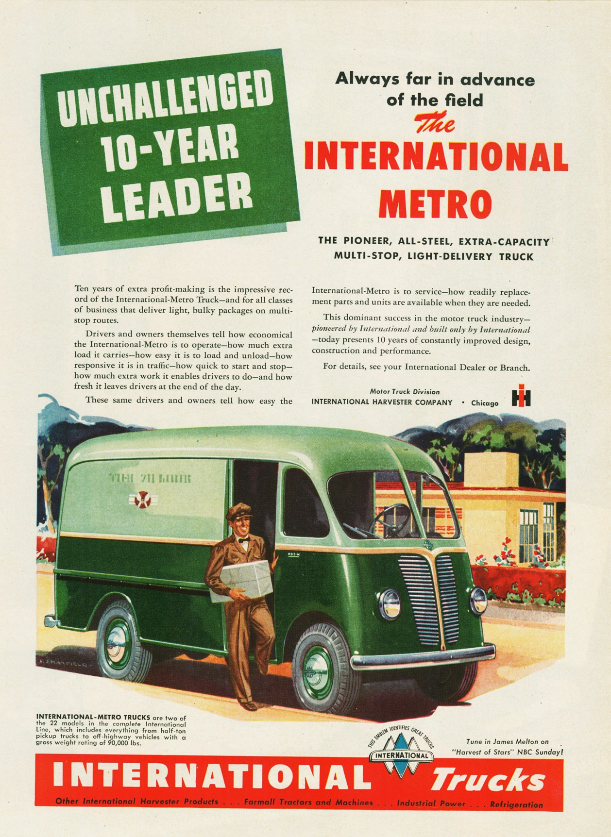 1948 International Auto Advertising